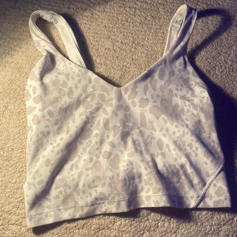 Lululemon Align Tank Top in Cheetah Camo Antique White Multi